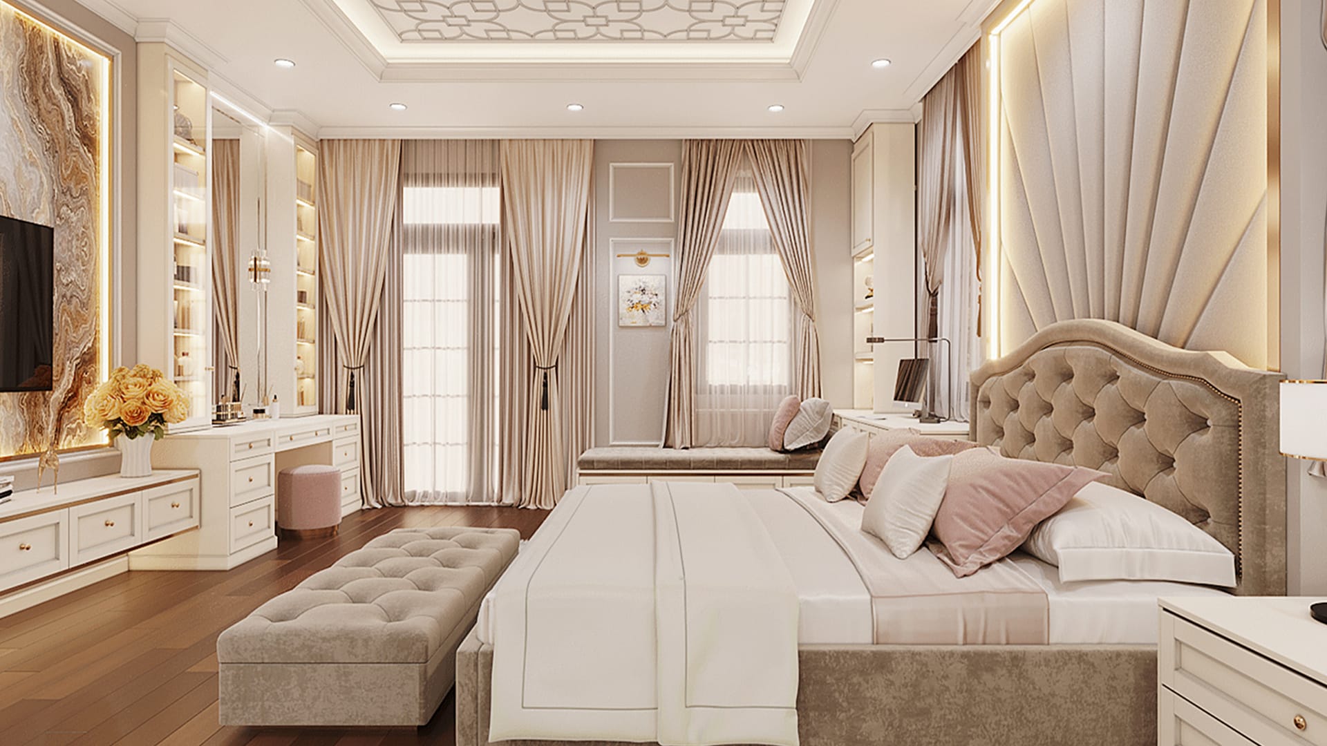Phong cách thiết kế tân cổ điển tôn nét đẹp sang trọng, vượt thời gian