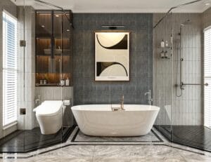 Thiết kế nội thất phòng tắm sang trọng & thẩm mỹ