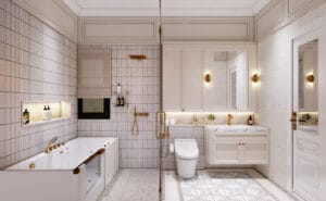 Một chiếc bồn tắm đem lại cho gia chủ khoảng thời gian thư giãn trọn vẹn