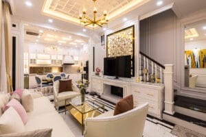 Sự liền lạc trong thiết kế kiến trúc giúp thuận tiện di chuyển qua lại các phòng