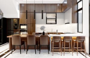 Thiết kế nội thất phòng bếp villa cần lưu ý những gì?