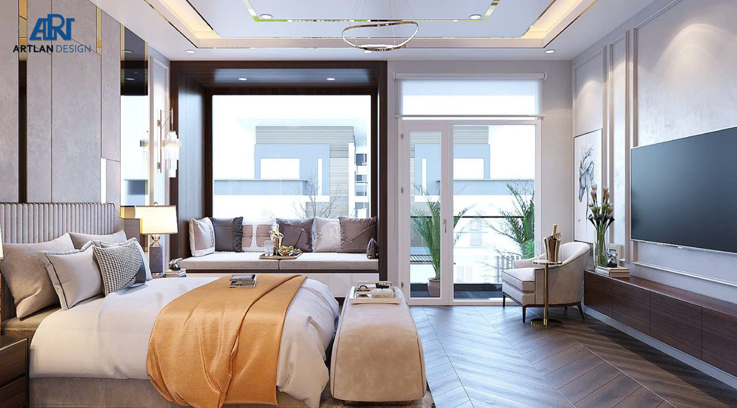 Vị trí giường ngủ tác động quan trọng đến phong thủy chủ nhân