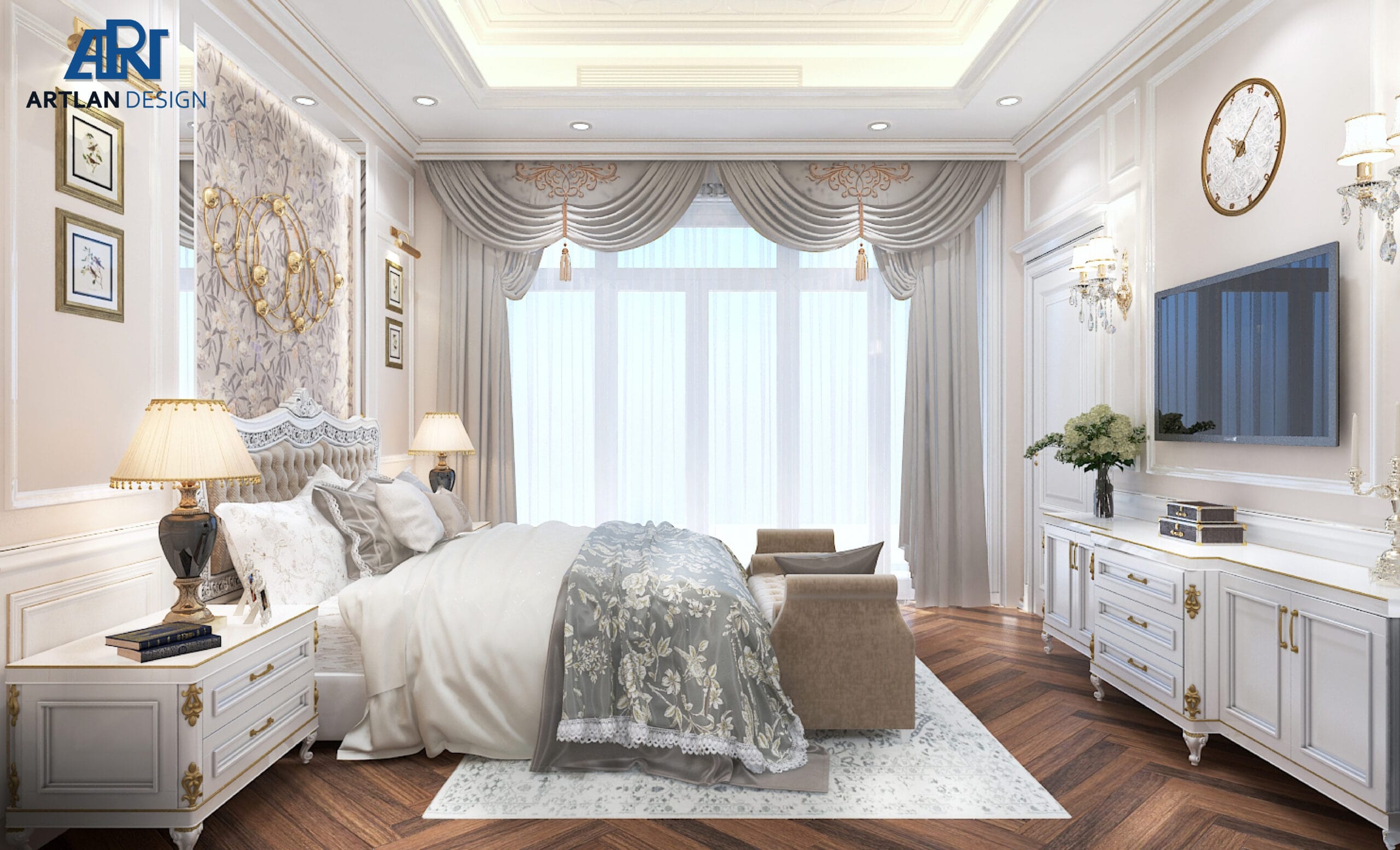 Giường ngủ chữ nhật hay vuông luôn được ưu tiên hơn các hình dạng khác